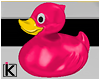 |K Q Pink Rubber Duckie
