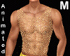 glitter gold top M - ANI