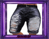 short jean dechirer bleu
