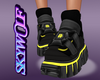 sneakers black/ yellow