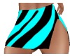 Zebra Aqua Skirt