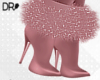 DR- Fluffy pink anklets