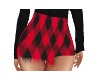 Red Black Skirt