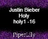 Justin Bieber Holy