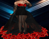 BLACK ROSE GOWN