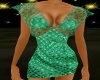 (Msg) Sequin Green Dress