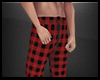 [H] Blk/Red Plaid Sweats