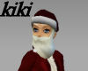 kiki santa beard and hat