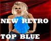 NEW RETRO TOP BLUE