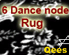 Black knit Dance Rug