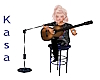 Guitar & Stool with Mic