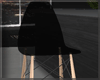 transparent black stool