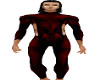 red pvc bodysuit