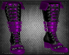 (EA) Violet Buckle Boots