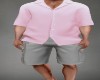 SM Short Set Pink/Gray