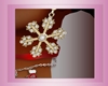 Xmas gold earrings