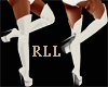 RLL KNEE BOOTS OFF-WHITE