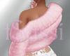 Pink Fluffy Fur Coat