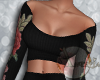 ~A~ Flower Top Black