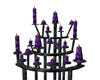 Amethyst candles\stand