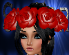 red rose crown