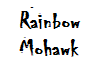 Sexy Rainbow Mohawk