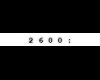 2600 Sticker