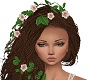 (Hair)Long Brown Flowers