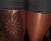 Black Jean Short Embx