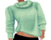 Green Cowl Neck Sweater