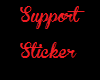 J| 12 Support sticker