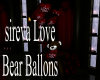 sireva Love Bear Ballons