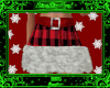 Plaid Fur Skirt Red Whit