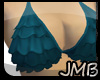 [JMB] Teal Ruffle Bikini