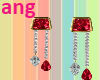 ruby earings