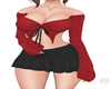 tie top and skirt