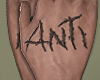 Anti u´ Hand Tattoo