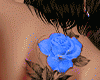 Ocean Blue Rose Tattoo
