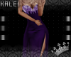 ♔K Glamour Gown Purple