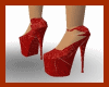 !AL!Shoes Red Stephany