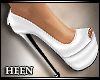 [H] Elegant White Heels