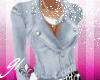 f. DenimMotoJacket | L