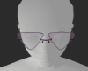 ~purple Triangle Glasses