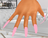 Long Pink Nails