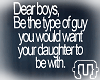 {T} Dear boys #2 Quote