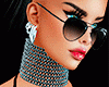 ZEQ Blck&Silv. Choker