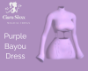 Purple Bayou Dress