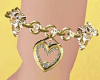 Gold Heart Bracelets DRV
