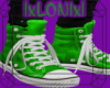 [L] Green Sneakers