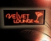 Red Velvet Club Sign